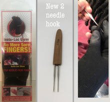 Load image into Gallery viewer, Insta Loc Glove with 0.5 Double Prong Needle.
