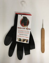 Load image into Gallery viewer, 1 Cream Twist Pudding,1 Insta- Loc Glove and a 0.5mm Crochet Hook Needle.