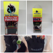 Load image into Gallery viewer, Sew-in-glove..... Includes: 2 Sew-in-Glove Single ,2 Needle and  2 Thread