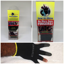 Load image into Gallery viewer, 2 IN 1 Sew-in-glove/ Insta -Loc glove. Includes: 1. Man sew-in-glove 1Needle and 1 Thread