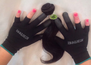 2 IN 1  Sew-in-glove/ Heat Resistant. Includes: 2 Sew -In- Gloves , Needle and Thread - Sew-in-glove