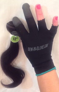 2 IN 1 Ladies Sew-in-glove/ Heat Resistant. Include: 1 Sew - In - Glove, 1 Needle and 1 Thread. (Weave Bundle/NOT Included) - Sew-in-glove