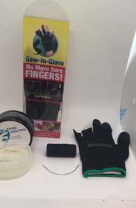One Edge Control ,One Black Sew-IN-Glove ,One Needle and One Thread