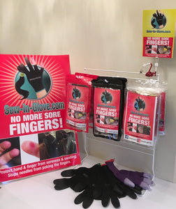 Unisex Sew-in-glove 24 Pack Display