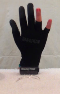 2 IN 1 Ladies Sew-in-glove/ Heat Resistant. Combo Set. Include 1 glove,  1 large needle and 1black weave thread - Sew-in-glove