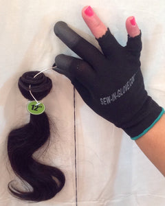 2 IN 1  Sew-in-glove/ Heat Resistant. Includes: 1Sew-in-Glove Single ,1Needle and  1Thread - Sew-in-glove